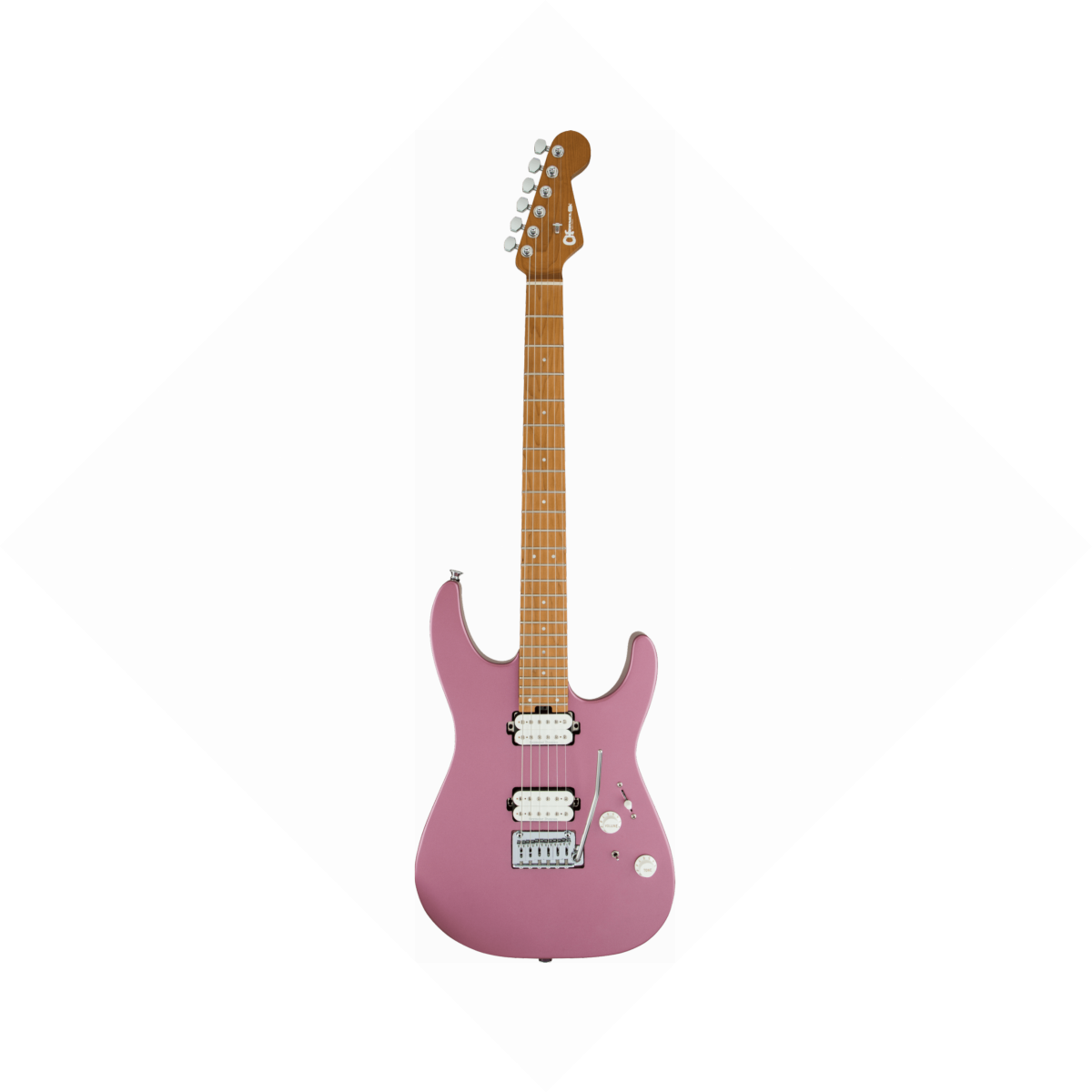 Charvel Pro-Mod DK24 HH 2PT CM Satin Burgundy Mist. - BimotorDJ